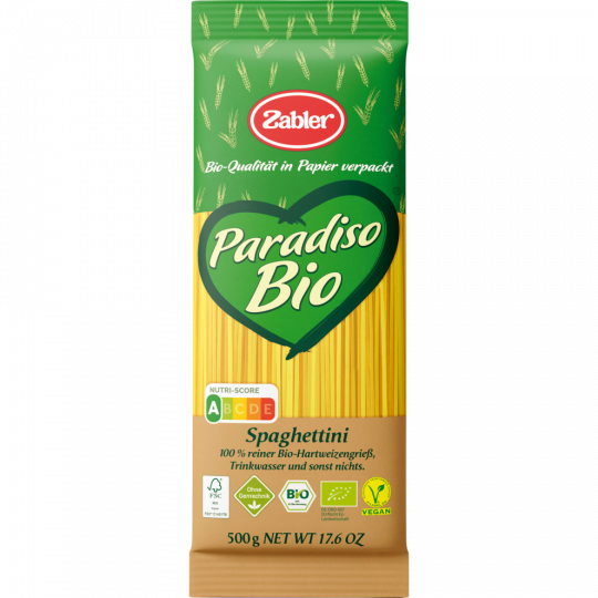 Zabler Paradiso Bio Spaghettini 500 g 
