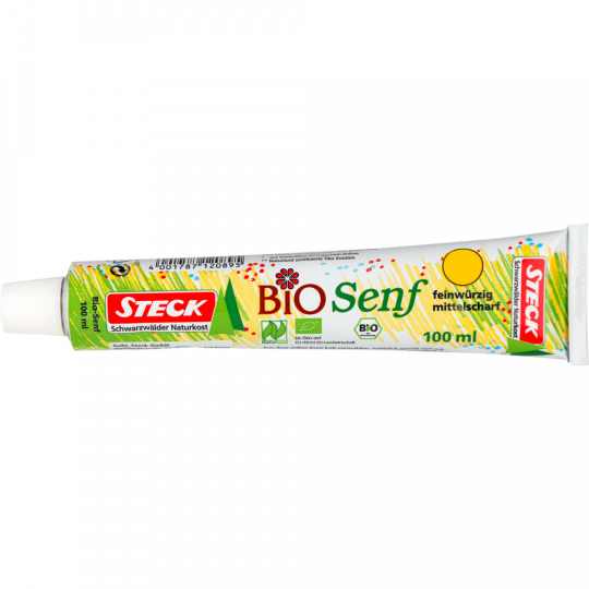 Steck Bio Senf mittelscharf 100 ml 
