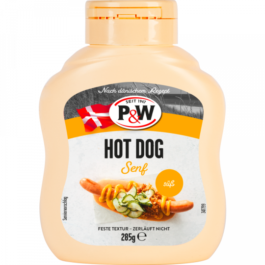 P&W Hot Dog Senf 285 g 