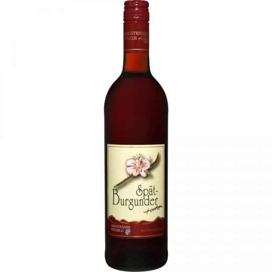 Bergsträsser Winzer Blütenreise Spätburgunder Rotwein QbA trocken 0,75 l 