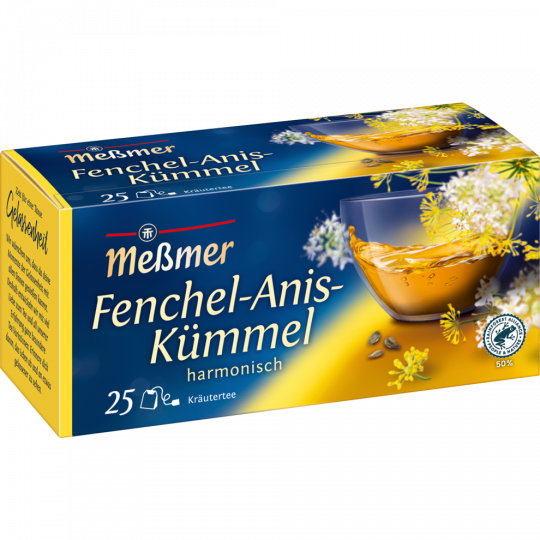 Meßmer Fenchel-Anis-Kümmel 25 Teebeutel 