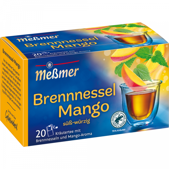 Meßmer Brennnessel-Mango Tee 20 Teebeutel 