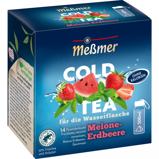 Meßmer Cold Tea Melone-Erdbeere 14 Teebeutel 