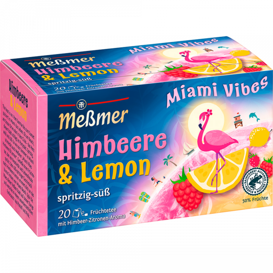 Meßmer Miami Vibes Himbeere & Lemon Limited Edition 20 Teebeutel 