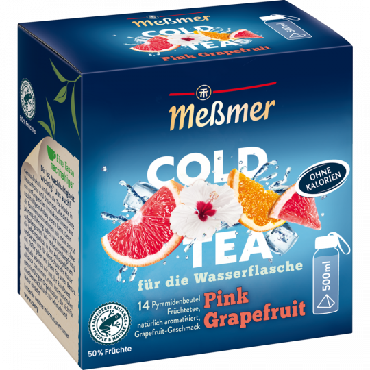 Meßmer Cold Tea Pink Grapefruit 14 Teebeutel 