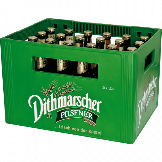 Dithmarscher Pilsener - Kiste 24 x 0,33 l 