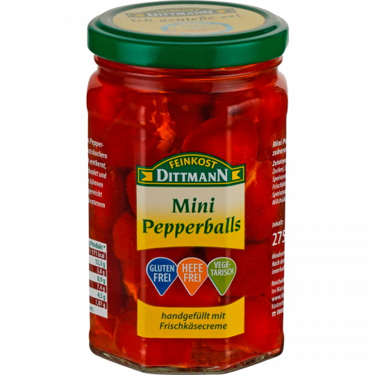 FEINKOST DITTMANN Mini Pepperballs 275 g 