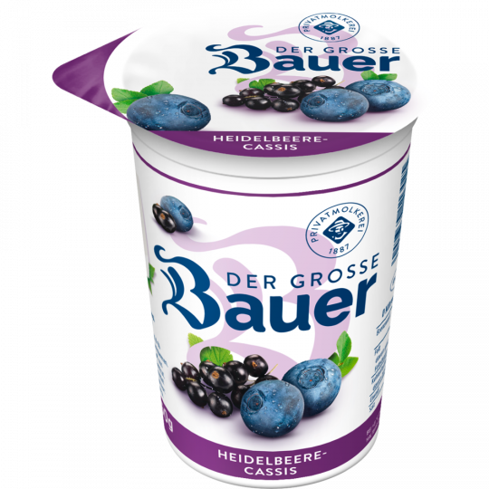 Bauer Der Große Bauer Heidelbeer-Cassis 3,5 % Fett 250 g 