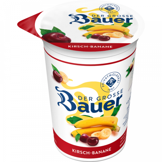Bauer Der Große Bauer Sommer Edition Kirsch-Banane 3,5 % Fett 250 g 