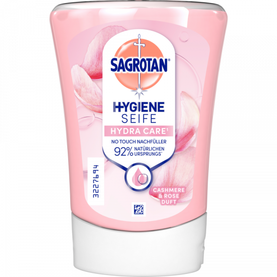 Sagrotan No-Touch Sanft zur Haut Nachfüller Cashmeere & Rosenessenz 250 ml 