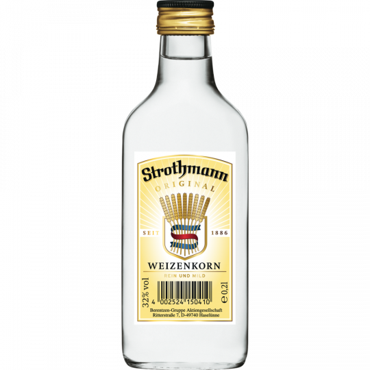 Strothmann Weizenkorn 32 % vol. 0,2 l 