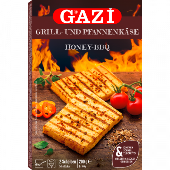 GAZi Grill- und Pfannenkäse Honey-BBQ 45 % Fett i. Tr. 200 g 