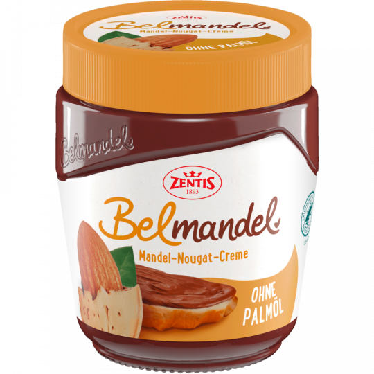 Zentis Belmandel Mandel-Nougat-Creme 300 g 