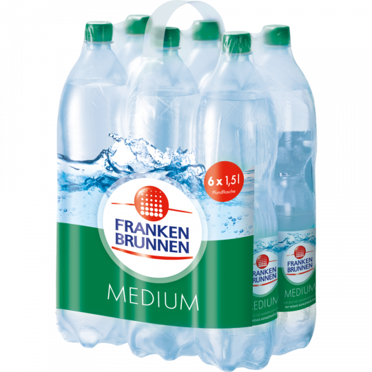 Franken Brunnen Medium - 6 - Pack 6 x 1,5 l 