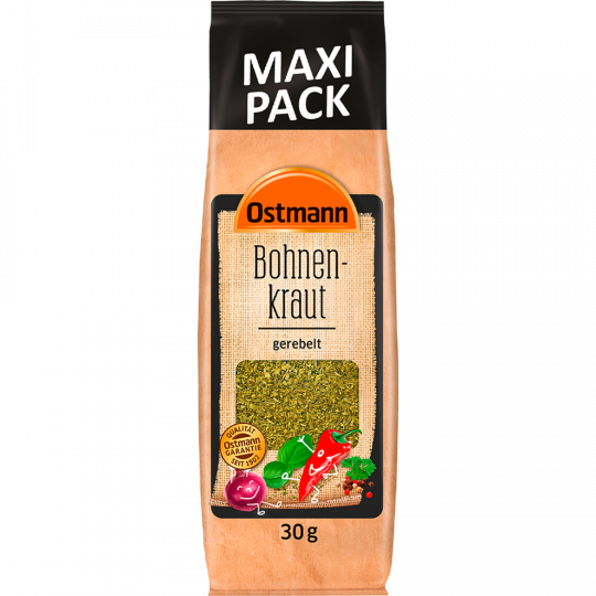 Ostmann Bohnenkraut gerebelt Maxi Pack 30 g 
