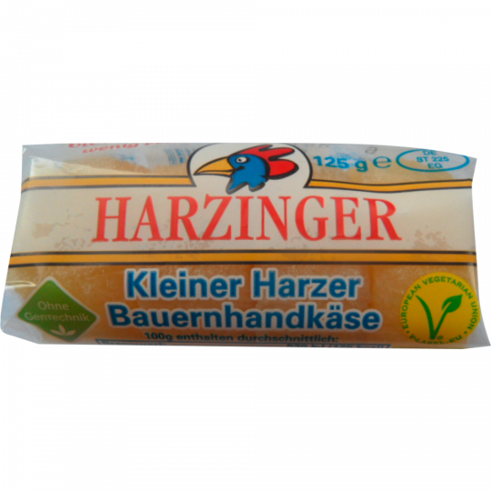 HARZINGER Kleiner Harzer Bauernhandkäse  1 % Fett i. Tr. 125 g 