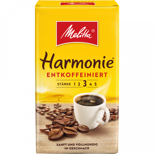 Melitta Harmonie Entkoffeiniert Filterkaffee gemahlen 500 g 