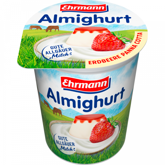 Ehrmann Almighurt Erdbeere Panna Cotta 3,8 % Fett 150 g 
