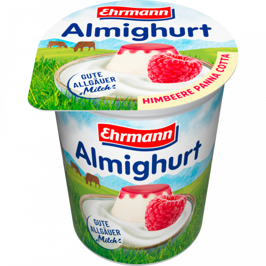 Ehrmann Almighurt Himbeere Panna Cotta 3,8 % Fett 140 g 