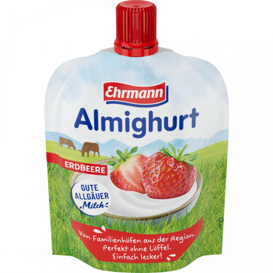 Ehrmann Almighurt Erdbeere 3,8 % Fett 100 g 