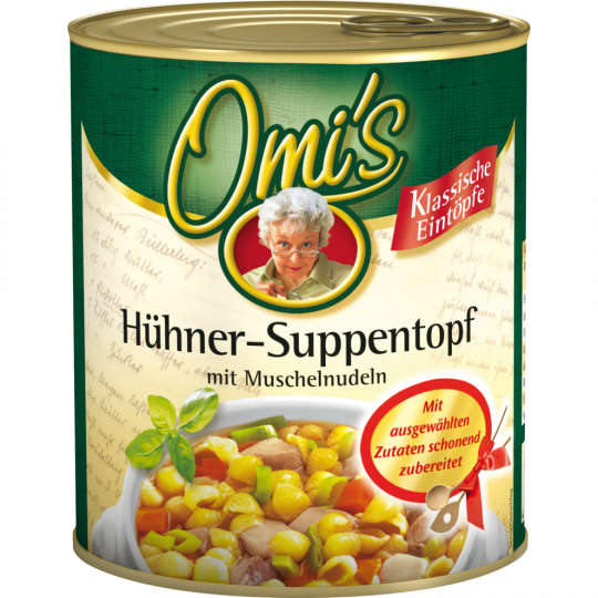 Omi's Hühner-Suppentopf 800 g 