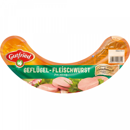 Gutfried Geflügel Fleischwurst 400 g 