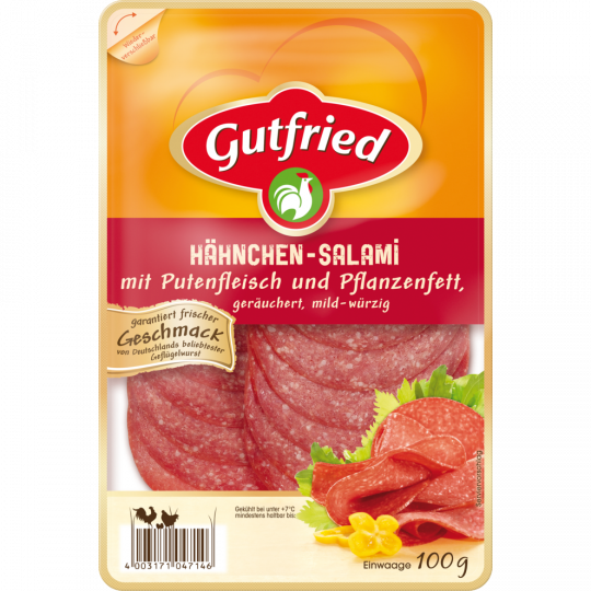 Gutfried Hähnchen-Salami 100 g 