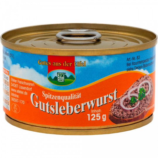 Eifel Gutsleberwurst 125 g 