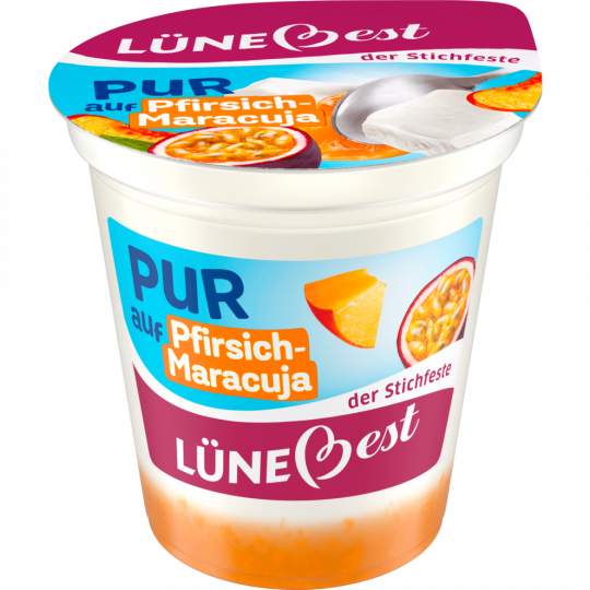 Lünebest Joghurt auf Pfirsich-Maracuja 3,5 % Fett 150 g 