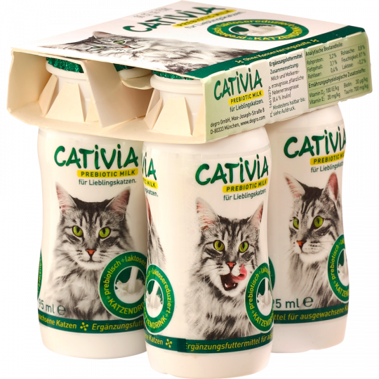 Cativia Prebiotic Milk 4 x 95 ml 