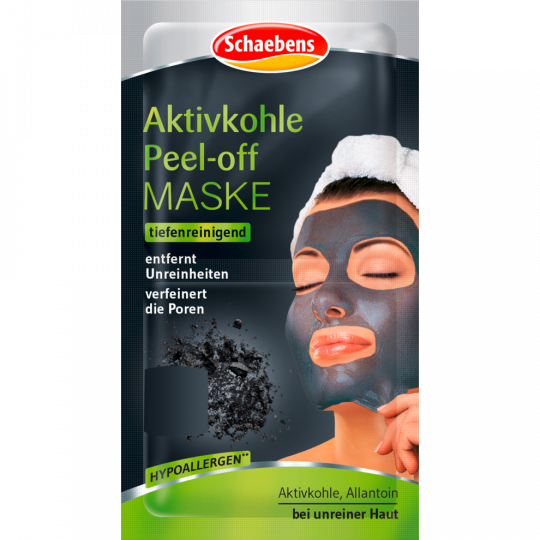 Schaebens Aktivkohle Peel-Off Maske 2 x 8 ml 