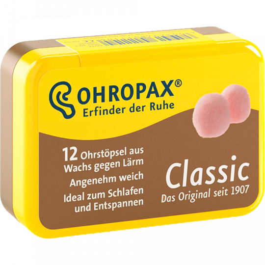 Ohropax Ohrstöpsel Classic 12 Stück 