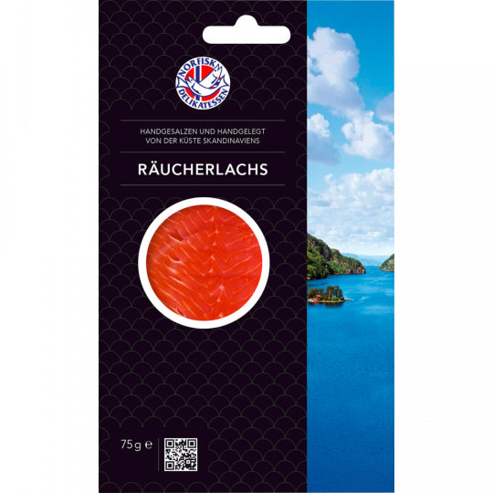 Norfisk Delikatessen Räucherlachs 75 g 