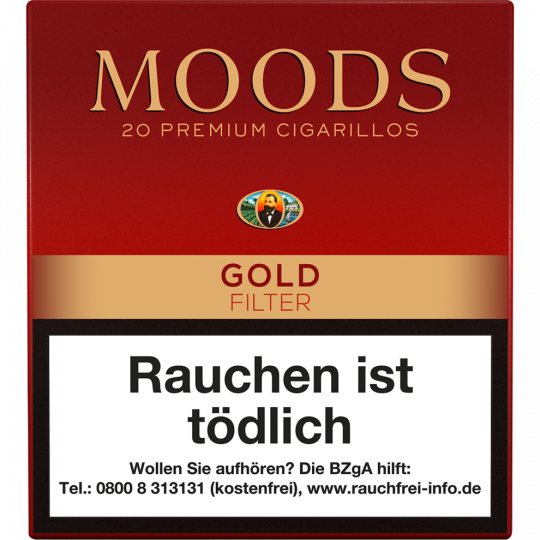 DANNEMANN Moods Gold Filter 20 Stück 