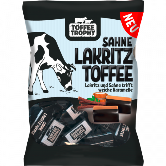 Toffee Trophy Sahne Lakritz Toffee 200 g 