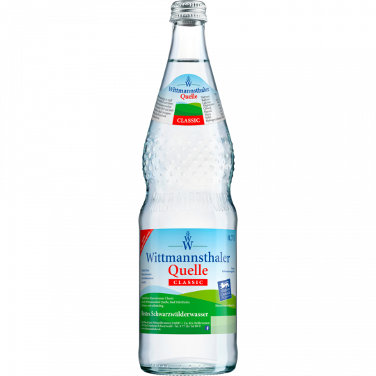 Wittmannsthaler Mineralwasser Classic 0,7 l 