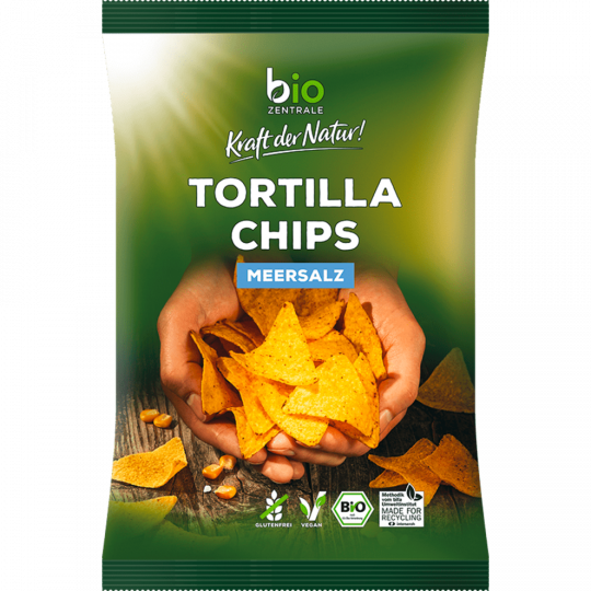 Bio Zentrale Bio Tortilla Chips Meersalz 125 g 