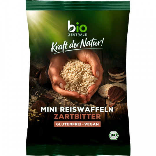 Bio Zentrale Bio Mini Reiswaffeln Zartbitter 60 g 