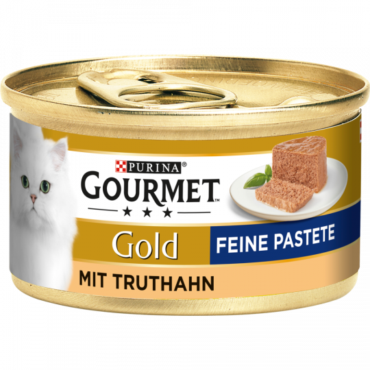 Purina Gourmet Gold Feine Pastete mit Truthahn 85 g 