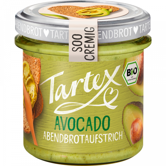 Tartex Bio Soo Cremig Brotaufstrich Avocado 140 g 