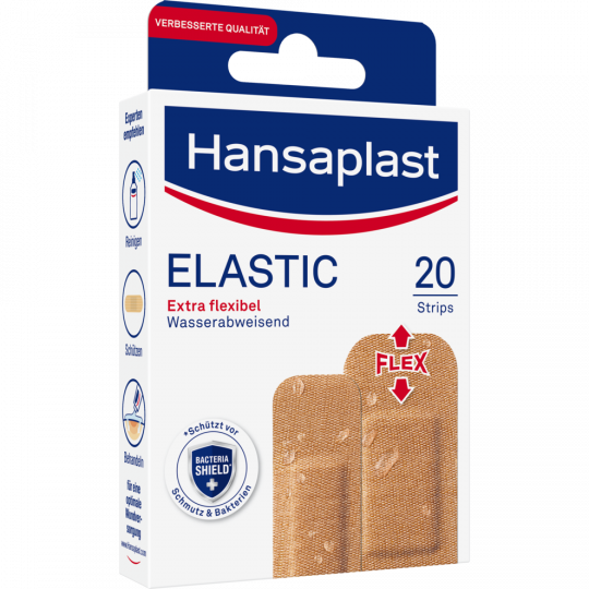 Hansaplast Elastic Pflaster Strips 20 Stück 
