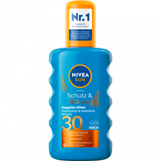NIVEA sun Spray Schutz & Bräune LSF 30 200 ml 