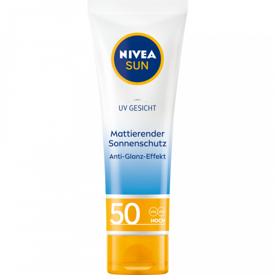 NIVEA sun UV Gesicht Mattierender Sonnenschutz LSF 50 50 ml 