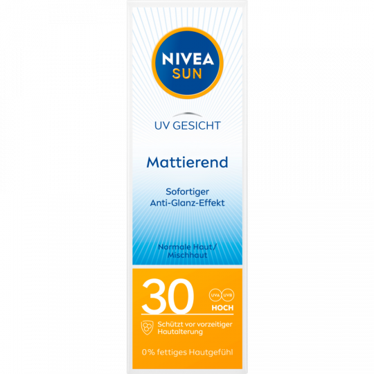 NIVEA sun Mattierender Gesichtsschutz LSF 30 500 ml 