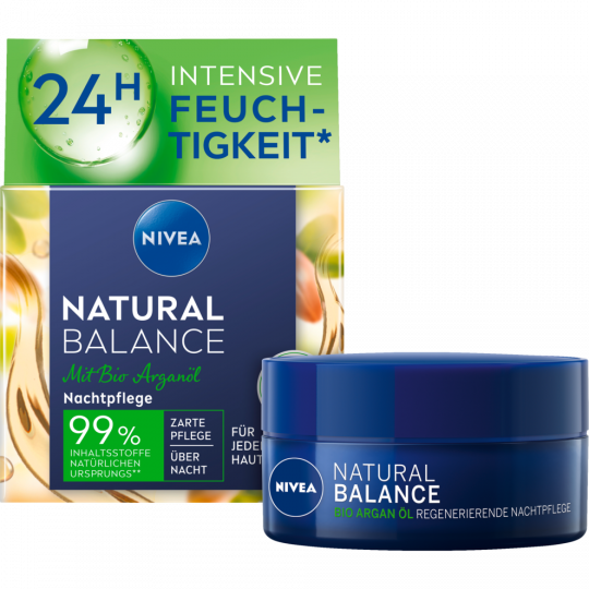 NIVEA Natural Balance regenerierende Nachtpflege 50 ml 