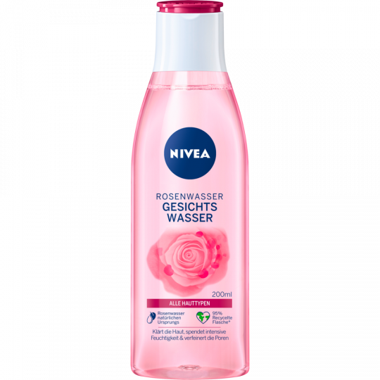 NIVEA Rosenwasser Gesichtswasser alle Hauttypen 200 ml 