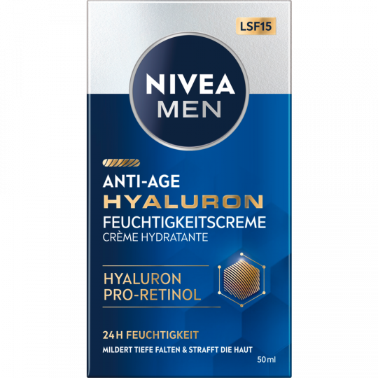 NIVEA MEN Anti-Age Hyaluron Feuchtigkeitscreme 50 ml 
