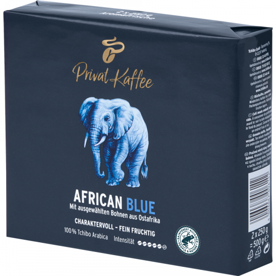Tchibo Privat Kaffee African Blue gemahlen 2 x 250 g 