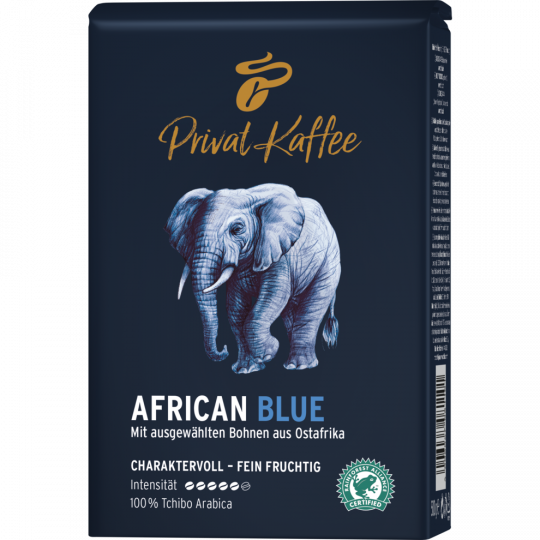 Tchibo Privat Kaffee African Blue ganze Bohnen 500 g 