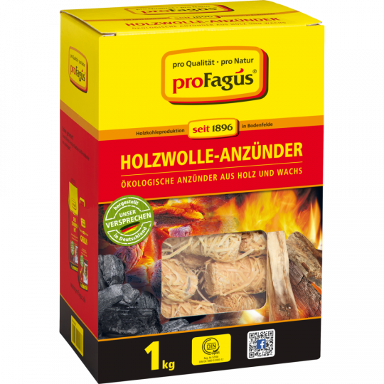proFagus Holzwolle-Anzünder 1 kg 